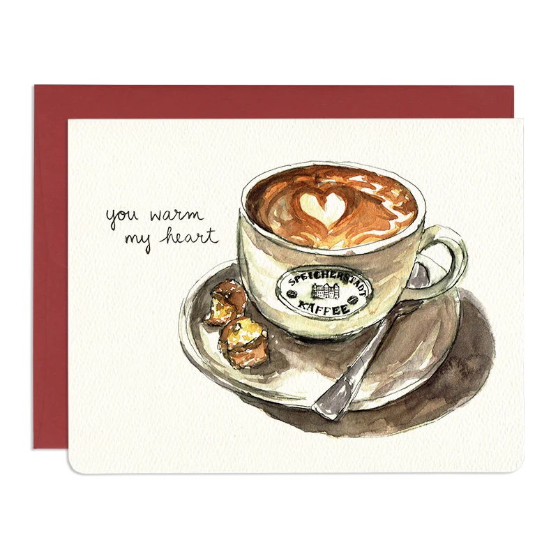 You Warm My Heart Card