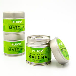 Premium Ceremonial Matcha w/Refillable Tin (Organic) -PLUCK Tea