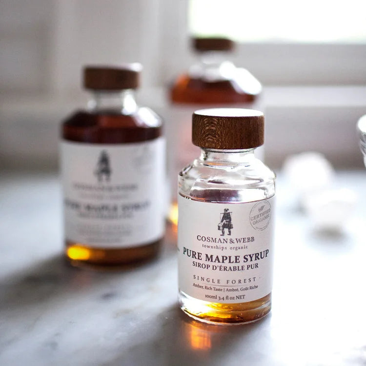 Organic Maple Syrup, Canada No. 1 Medium, Amber Rich Taste