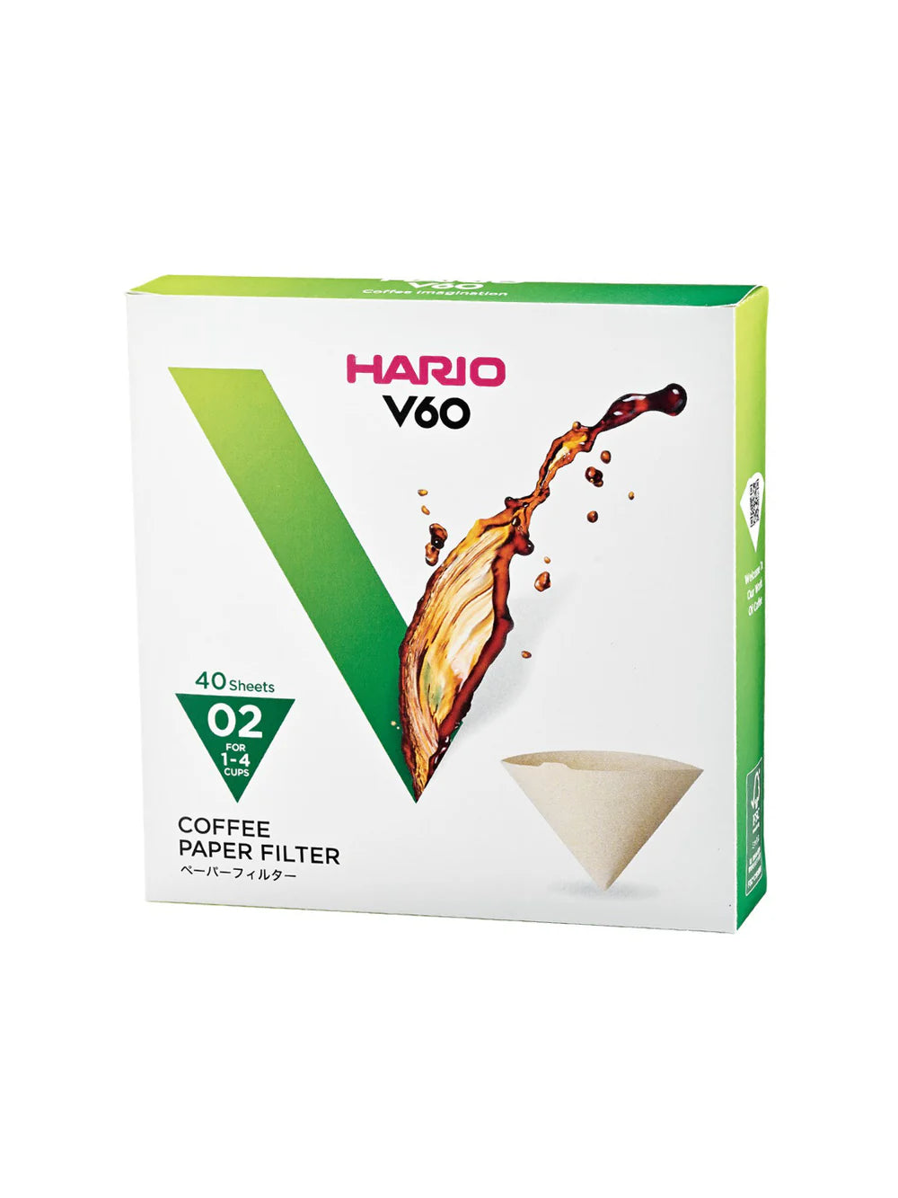 Hario V60-02 Paper Filters - 40pk