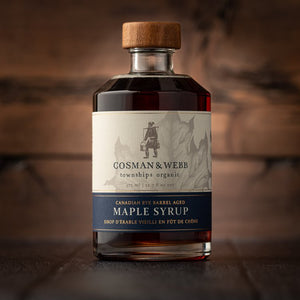 Canadian Rye Barrel Aged Maple Syrup, 375ml-LIMITED EDITION