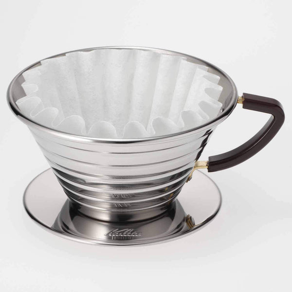 Kalita Wave 185 Stainless Steel Dripper - Outpost Coffee Roasters