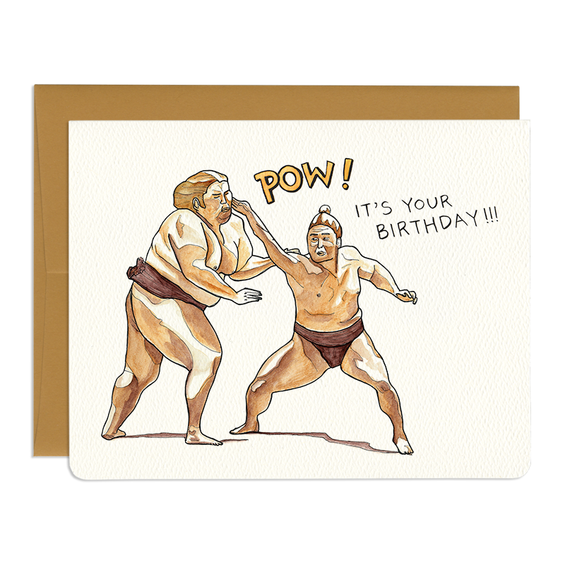 Birthday Pow! - Greeting Card-Outpost Coffee Roasters