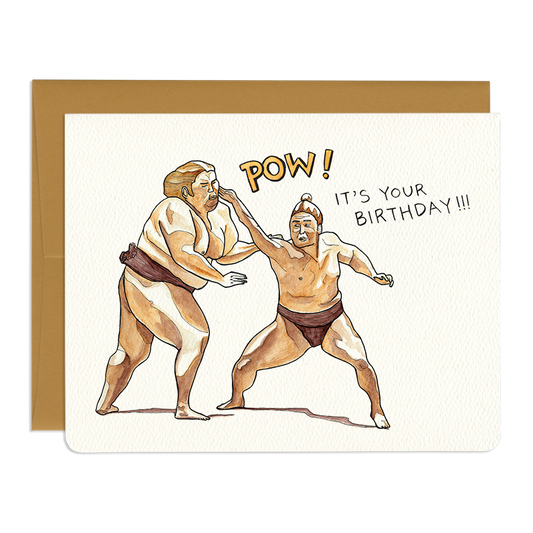 Birthday Pow! - Greeting Card-Outpost Coffee Roasters