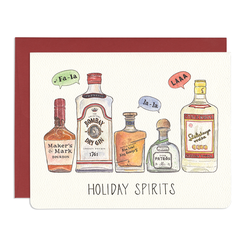 Holiday Spirits Card