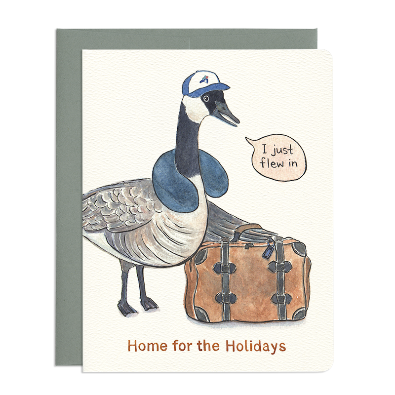 Home for the Holidays Goose Card