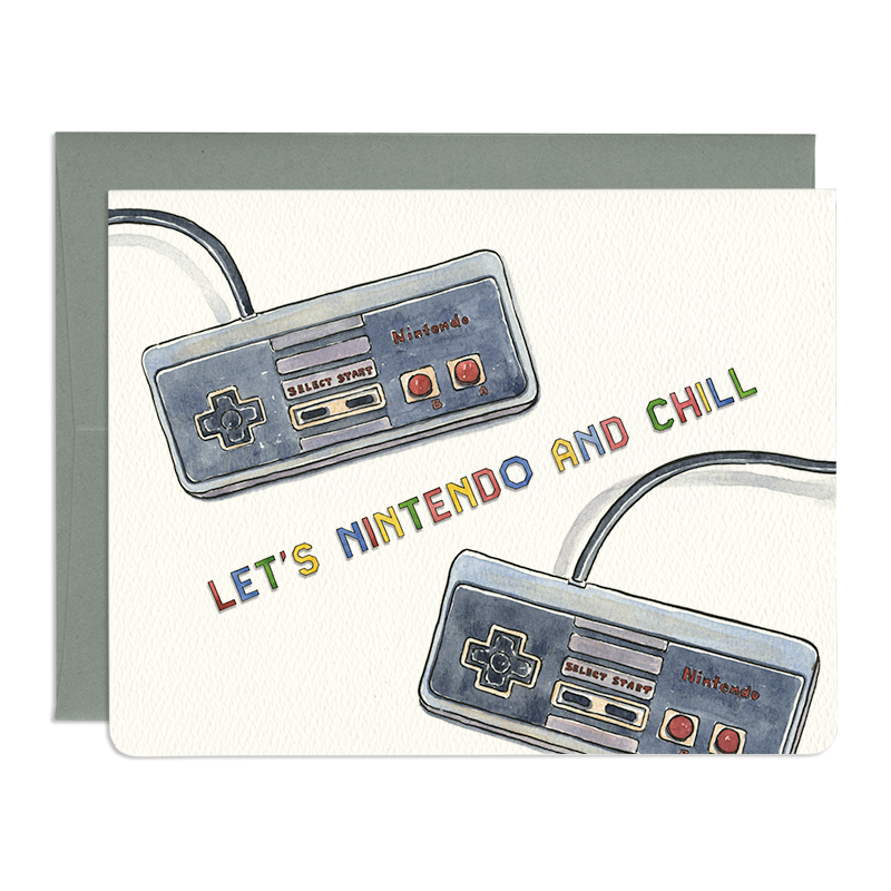 Nintendo and Chill Card