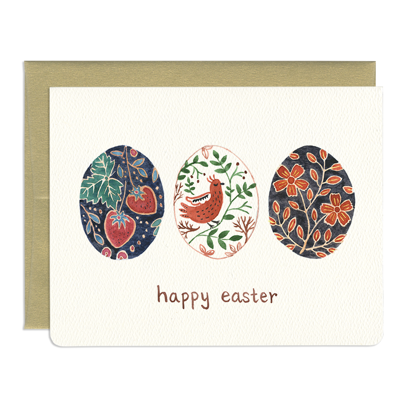 Easter Eggs - Greeting Card