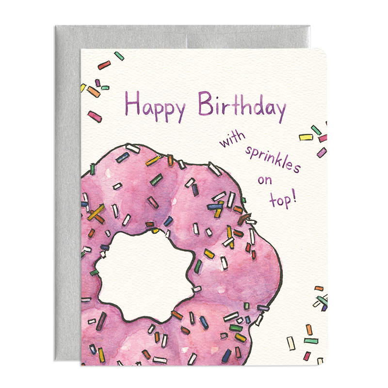 Birthday Sprinkles Card- Greeting Card-Outpost Coffee Roasters