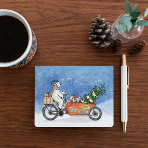 Cargo Bike Ride - Holiday Greeting Card