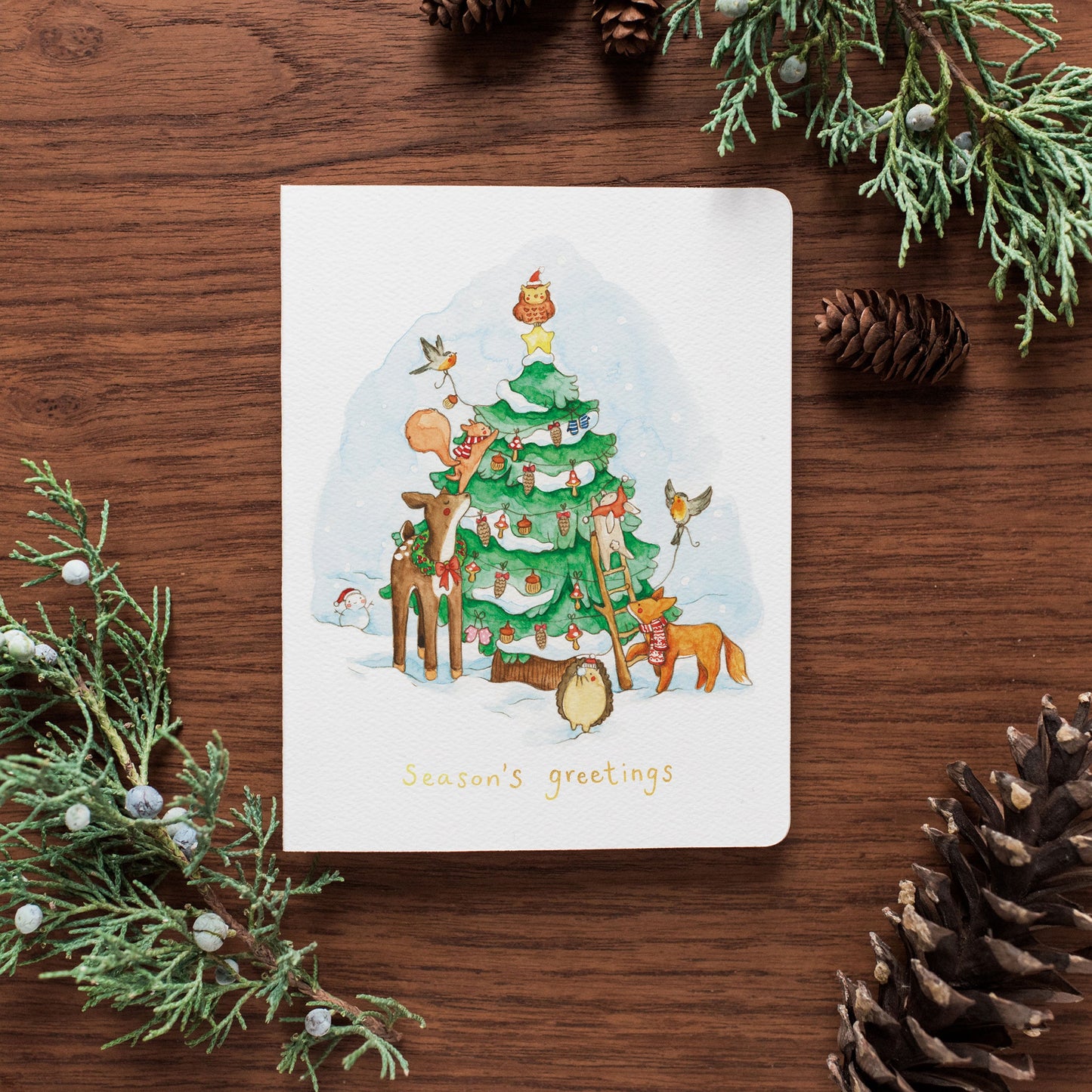 Forest Friends Holiday Card