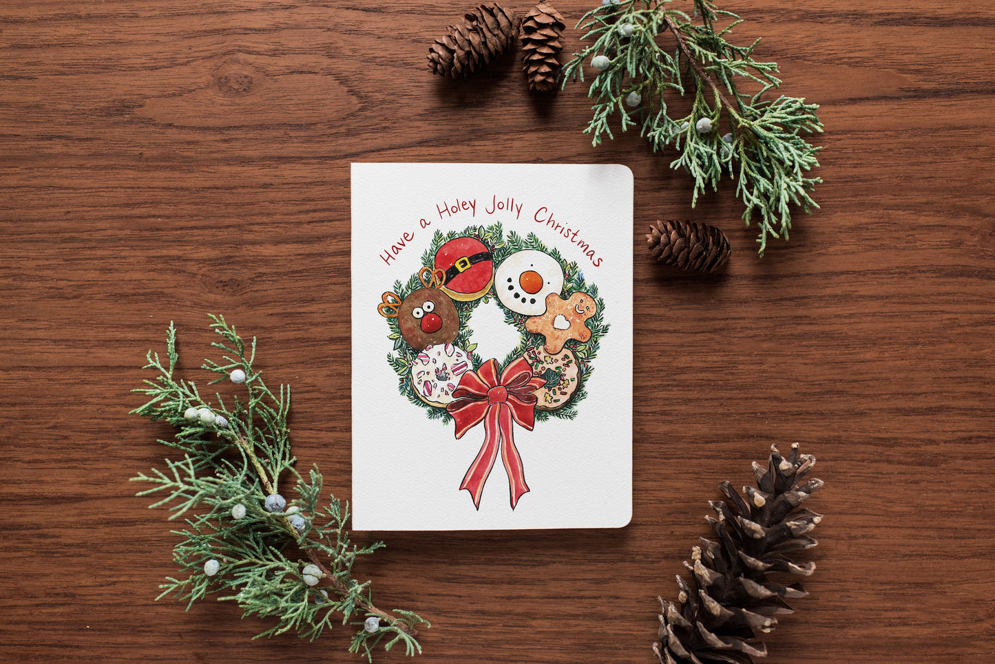 Holey Jolly Christmas - Holiday Greeting Card