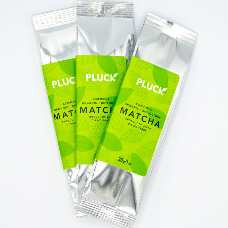 Premium Ceremonial Matcha Tin REFILL (Organic) -PLUCK Tea