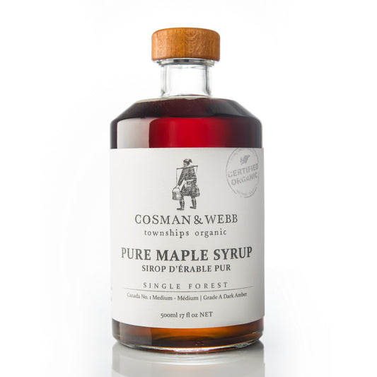 Organic Maple Syrup, Canada No. 1 Medium, Amber Rich Taste