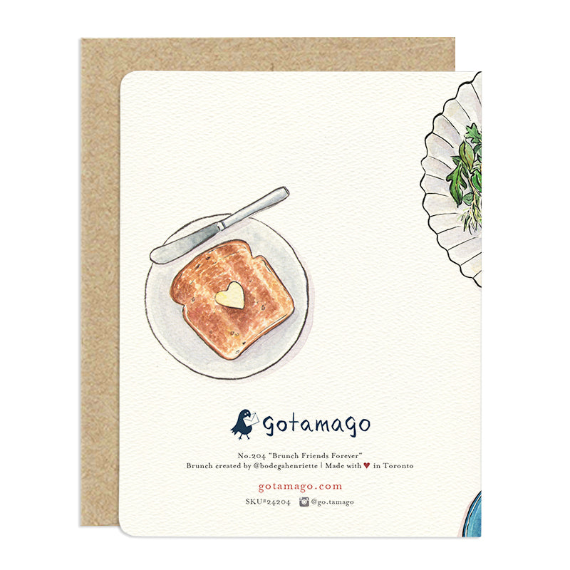 Brunch Friends Forever Card