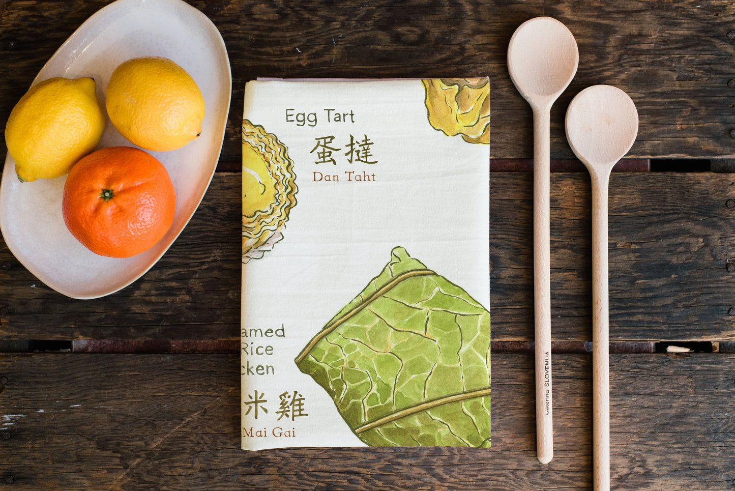 Dim Sum Tea Towel--Gotamago