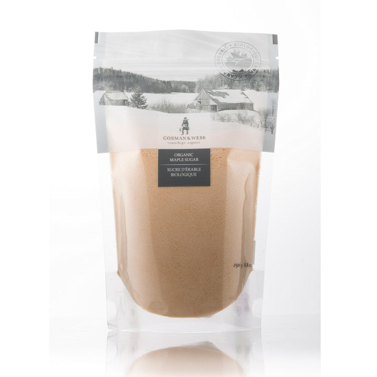 Organic Maple Sugar from Quebec, Fine-Granule, 250g