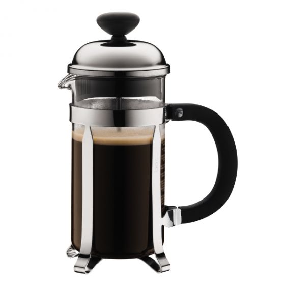 BODUM Chambord Coffee maker, 3 cup, 0.35 l, 12 oz, Shiny - Outpost Coffee Roasters