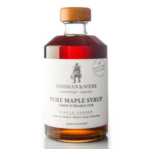 Organic Maple Syrup, Canada No. 1 Medium, Amber Rich Taste - 375ml/ 500 ml