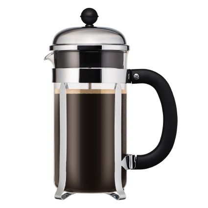 BODUM Chambord Coffee maker, 8 cup, 1.0 l, 34 oz, Shiny - Outpost Coffee Roasters