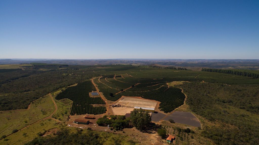 Aerial view of Fazenda Cachoeira